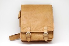 Vintage Brown Leather Shoulder Flap Bag