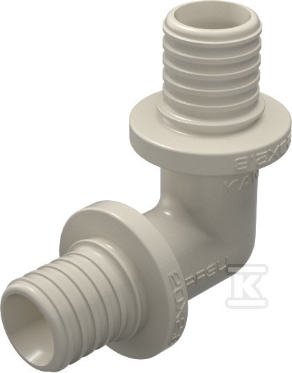 Oem Weiß 90°-Winkelstück Ppsu Ultraline - 25 - Bild 2