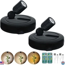 Rechargeable Spotlight Indoor, Battery Operated Picture Light with Remote, 3