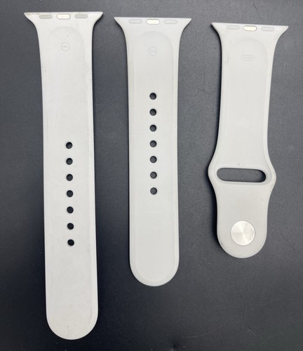 Original Apple Watch Sport Band 38MM Silver Ceramic Pin 2nd Gen White S/M M/L - 第 1/5 張圖片