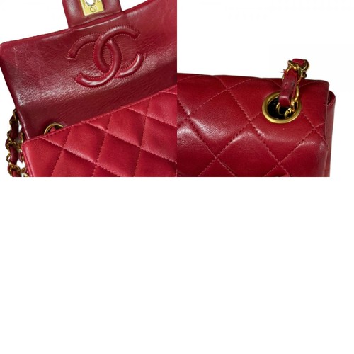 CHANEL Shoulder Bag A35200 lambskin Chain Mini matrasse used - Picture 12 of 12