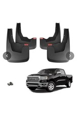 Set Of 4 Splash Guards Mud Flaps For Ram 1500 2019-2024 Pickup W Fender Flares Set Of 4 Splash Guards Mud Flaps For Ram 1500 2019-2024 Pickup W Fender Flares