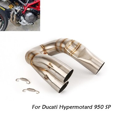 For Ducati Hypermotard 950 SP 2019-2023 Motorcycle Exhaust Link Middle Pipe