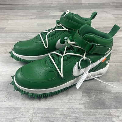 Nike Air Force 1 Mid SP Off White  Pine Green/White DR0500-300 Men's Size 15 New