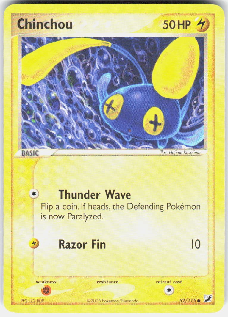 Chinchou 52/115 Common Unseen Forces Pokemon
