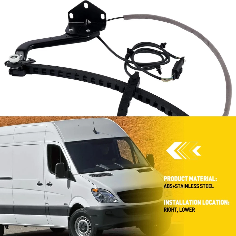 Pista de cable de puerta lateral corredera derecha para Mercedes-Benz All Sprinter 06-17 EE Foto 3 de 4