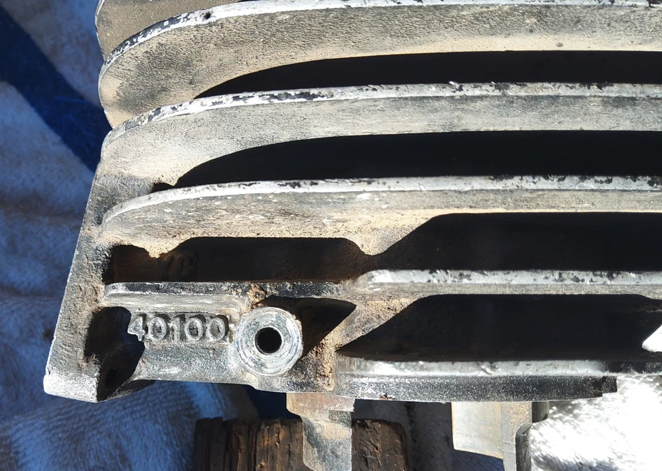 Yamaha 1974 YZ 125 cilindro barril 55,5 mm STD # 453-11311-00 Foto 3 de 4