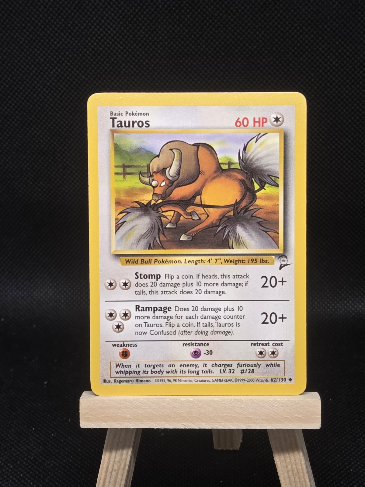 Tauros Uncommon Base Set 2 NM 62/130