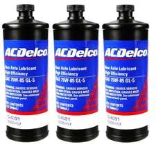3 Quarts GM ACDelco 10-4091 REAR AXLE LUBRICANT FLUID 75W-85 GL-5 (19300457) NEW