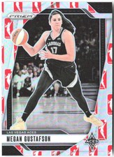 Megan Gustafson Panini Prizm WNBA - WNBA Logo Prizms 78 2024 Las Vegas Aces