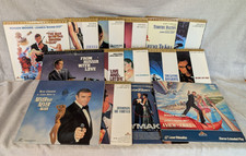 LARGE SET/ LOT Of 15 JAMES BOND 007 LaserDiscs - PRISTINE CONDITION