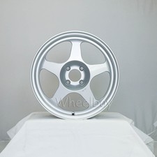 4 Pcs Rota Wheel Slipstream 16x8 4x100 34 67.1  Silver 17 Lbs