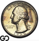 1932-D Washington Quarter *Iconic Key Date, Low Mintage* Choice XF++/AU