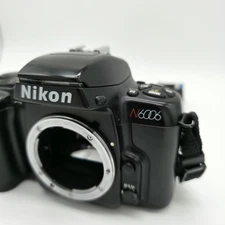 Nikon N6006 35mm Film SLR manual focus camera body Battery Tested