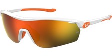 Under Armour Gametime Jr Semi-Rimless Wrap Sunglasses - UA7001S 0IXN 50