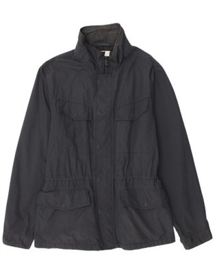 Aspesi Herren Utility Jacke UK 42 XL Navy Blau Polyamid DF20