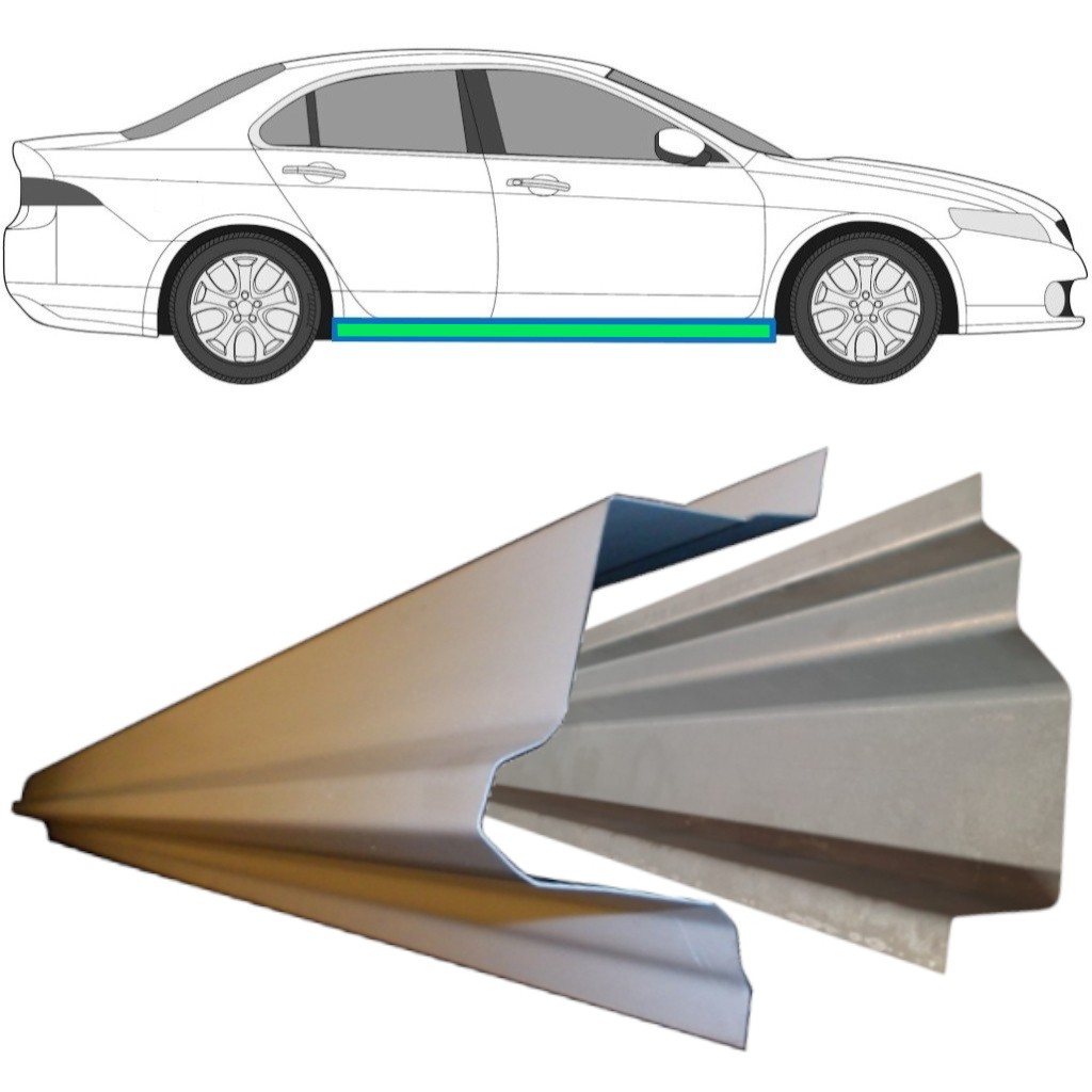 Inner and outer sill repair panel for Honda Accord 2002-2008 / Left = Right