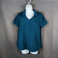 Scrubstar Premium Scrub Top XS Teal V-Neck Pocket 4-Way Stretch