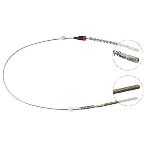 Seilzug Feststellbremse Kein Wegrollen 850 Mm A.B.S. FüR U.A. Opel Ascona-image
