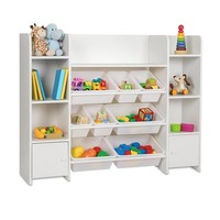 Kinderregal Spielzeugregal BüCherregal Aufbewahrungsregal Mdf 8 Boxen