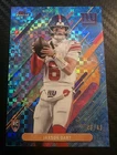 2025 Topps Finest Football  - Rookies Jaxson Dart #202 Rare  X-Fractor Blue /49