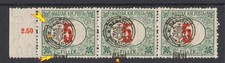 3 STAMP WITH ERROR / ROMANIA - HUNGARY 1919 ORADEA PORTO (5 Bani) MNH