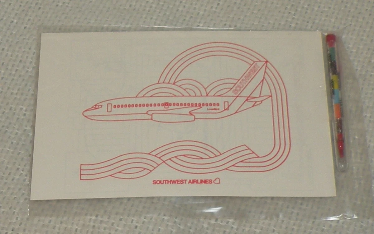Southwest Airplane Coloring Pages 