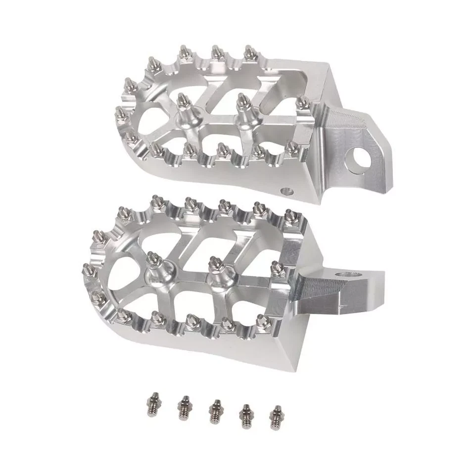 For Kawasaki KDX200 200R KDX220R 250 KX125 250 500 Footrest Foot Pegs Dirt Bike Foto 2 de 4