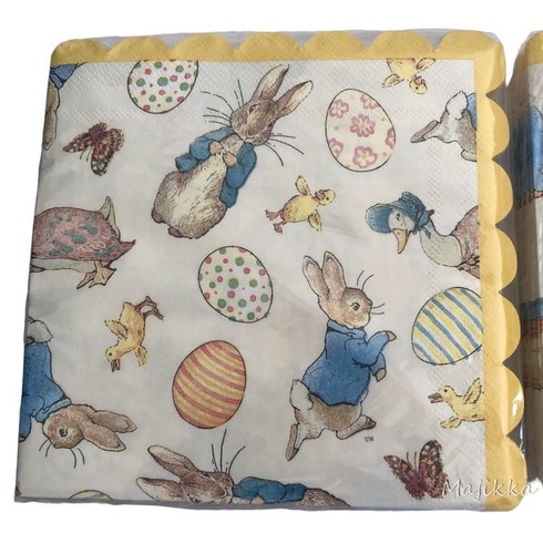 Beatrix Potter Peter Rabbit Set of 2 Baby Shower Easter Paper 64 Napkins 32 Pk - Picture 17 of 18