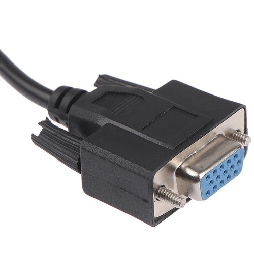 15Pin VGA Male to 2 VGA SVGA Female Adapter Splitter Video Monitor CabE LZ - Photo 4/12