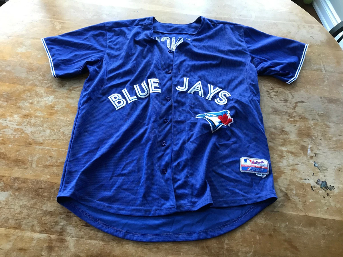 TORONTO BLUE JAYS BASEBALL JERSEY MAJESTIC SIZE 50 ALL SEWN #9 ARENCIBIA Mlb