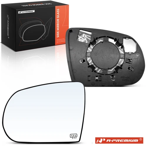 A-Premium Driver Mirror Glass Heated w/ Power Adjust for Jeep KL Cherokee 14-23