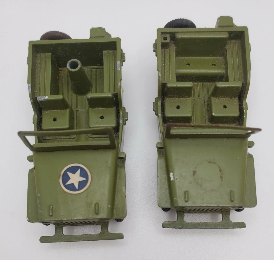 Jeep militar Gama de colección fundido a presión hecho en Alemania Occidental 904-5-6 Foto 3 de 4