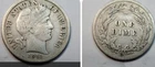 1911 D Nice grade silver Barber dime #88ECrpl