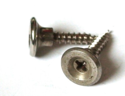 (2) VINTAGE ORIGINAL 1960'S DANELECTRO SILVERTONE GUITAR BASS STRAP BUTTONS NOS