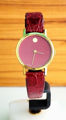 【テレビで話題】 MANUAL MUSEUM RED ZENITH MOVADO WIND LADIES VINTAGE 17JEWELS モバード