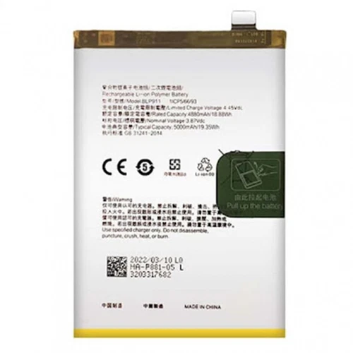 Internal Battery BLP911 Compatible for Realme 9i / 9 Pro 5G 5000mAh RMX3491 - Picture 2 of 2