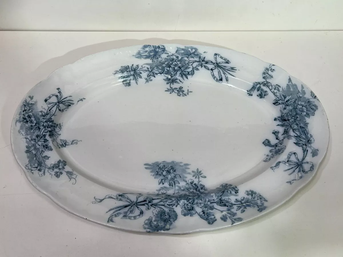 Antique Rare Doulton-Burslem England Huge Serving Platter, 22 3/8