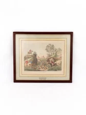 Jaeger LeCoultre / Favre Leuba Paintig Breaking Cover 1829-1900 hunting scene.