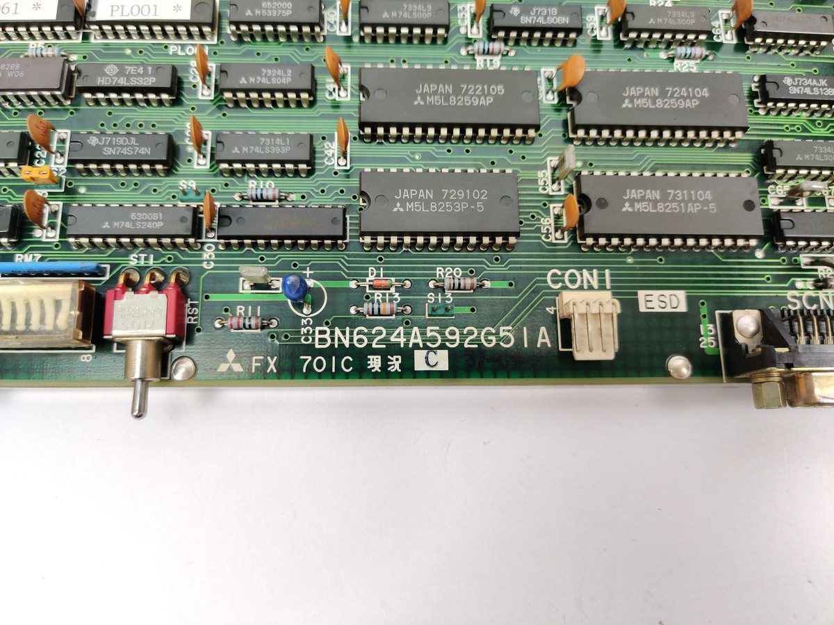 Mitsubishi FX701C BN624A592G51 A Circuit Board | eBay