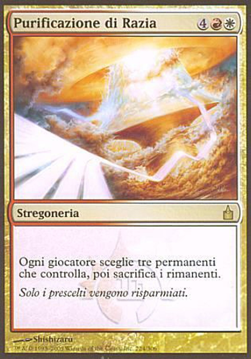 Magic MTG PURIFICAZIONE DI RAZIA RAZIA'S PURIFICATIO RA | eBay