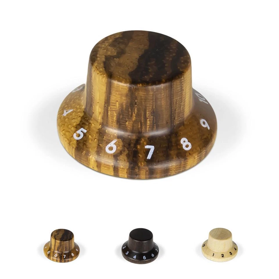 NORTHWEST GUITARS Wood Stratocaster Style Volume/Tone Control Knob - Push-fit