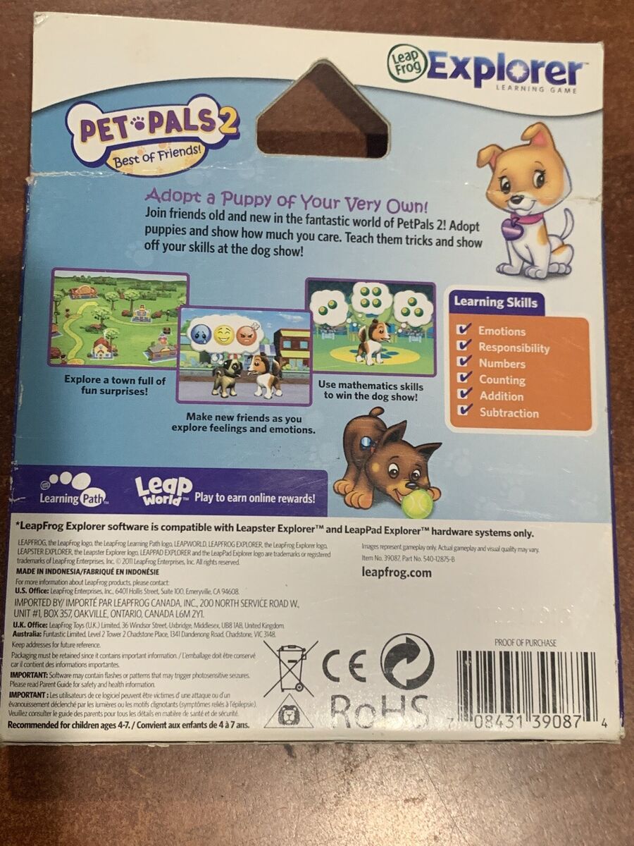 Best Buy: LeapFrog LeapFrog Explorer Learning Game: Pet Pals 2 39087