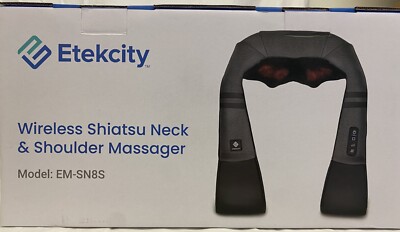 Etekcity Wireless Shiatsu Neck and Shoulder Massager. EM-SN8S