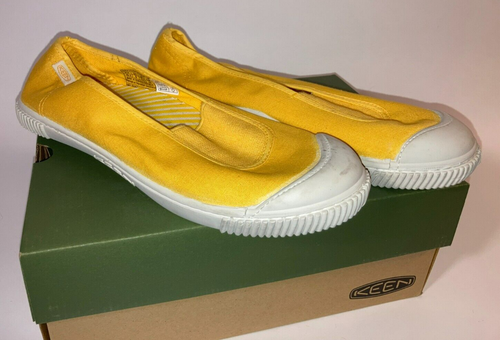 Toile à enfiler jaune style Keds pour femme à enfiler taille 9 Santiago Gore Hope