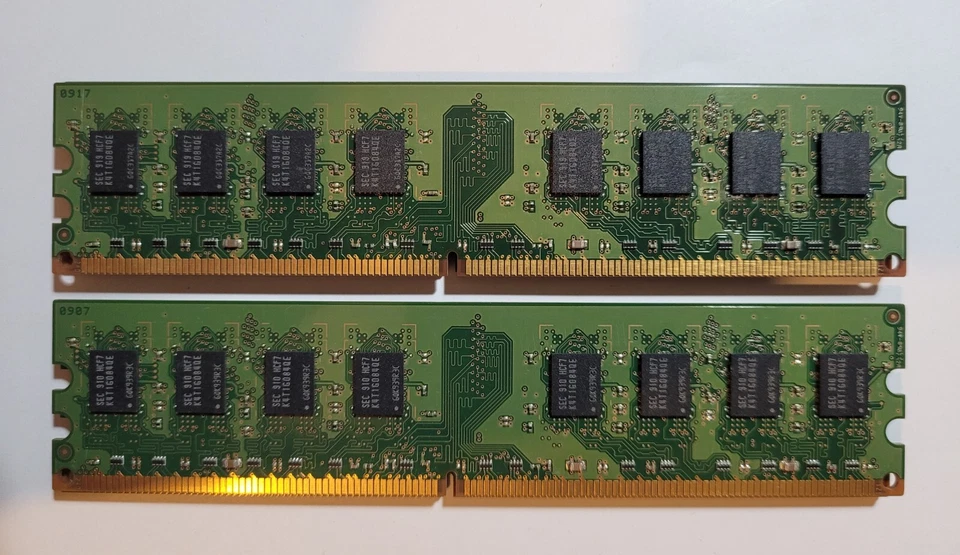 Samsung 4gb kit (2gbx2)  M378T5663EH3  PC2-6400 (DDR2-800), DIMM... - Image 2 of 2