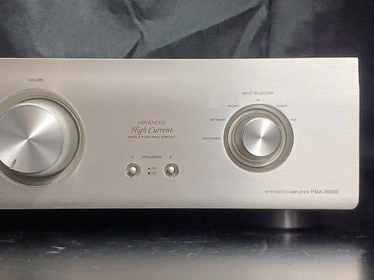 Denon PMA-390RE Integrated Amplifier Silver Good Condition