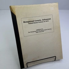Hempstead County Alabama United States Census of 1870 Paperback Genealogy