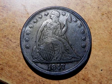 1847 Silver Dollar Replica Looks Scarily Unbelievably Genuine MUST SEE! D13