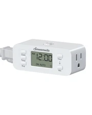 DEWENWILS Indoor Digital Outlet Timer, for Aquarium, Grow Lights, Christmas